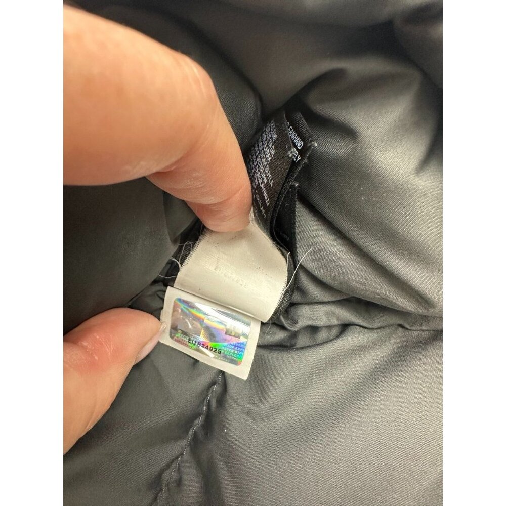 The North Face Womens 600 Down Zip Puffer Jacket Parka Coat Gray Small S - Picture 6 of 9